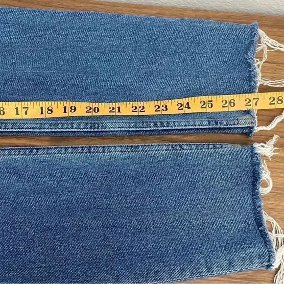 REDONE Jeans 90s High Rise Straight Crop 70s As F**CK REVOLVE Raw Hem - Picture 11 of 16